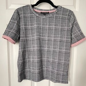 Houndstooth Top